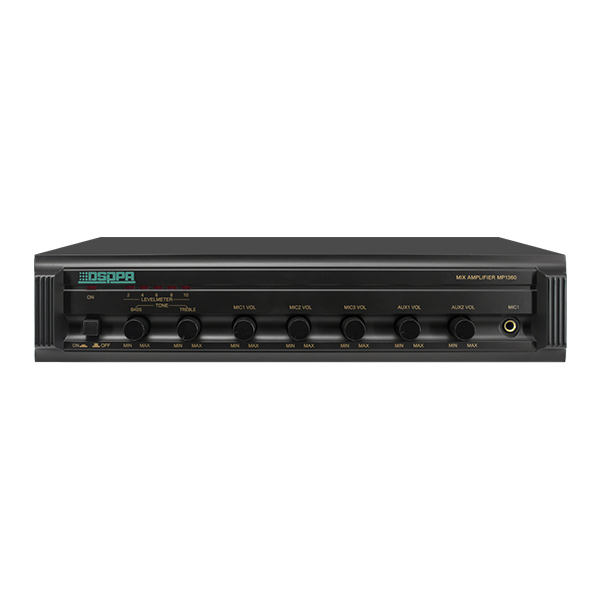 MP600PIII 250W 3 Mic & 2 AUX Mixing Amplifier