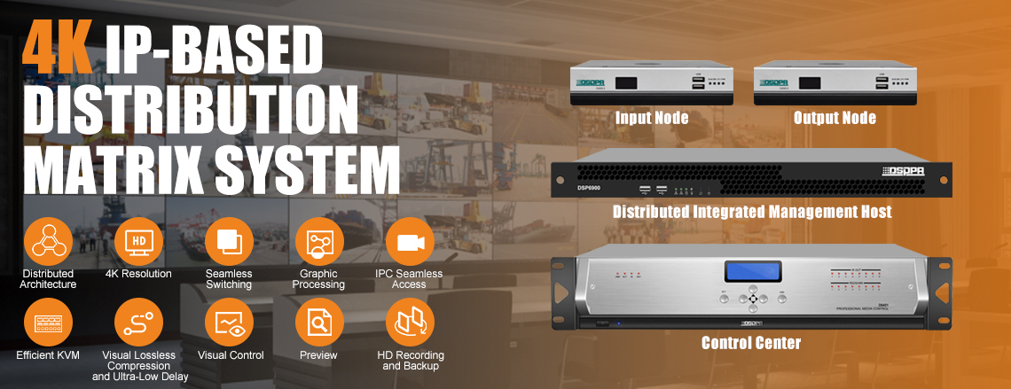4K IP-Based Distribution Matrix System