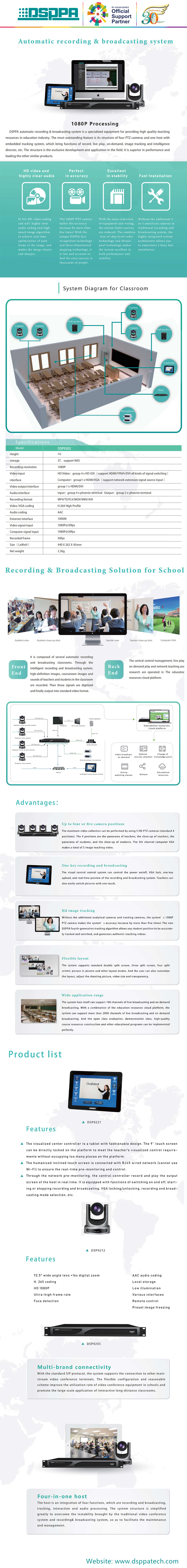 DSP9201 Automatic Recording and Broadcasting System