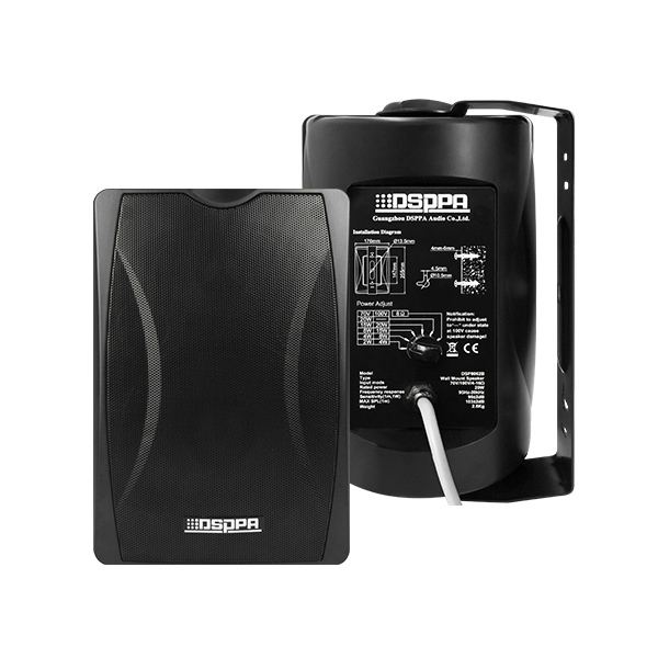DSP8063B 30W Wall Mount Speaker with Power Tap