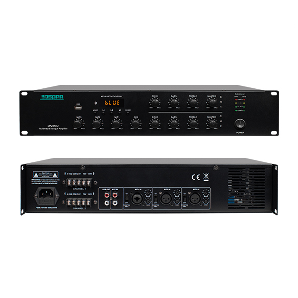 MA2250U 2*250W Multimedia Mosque Amplifier