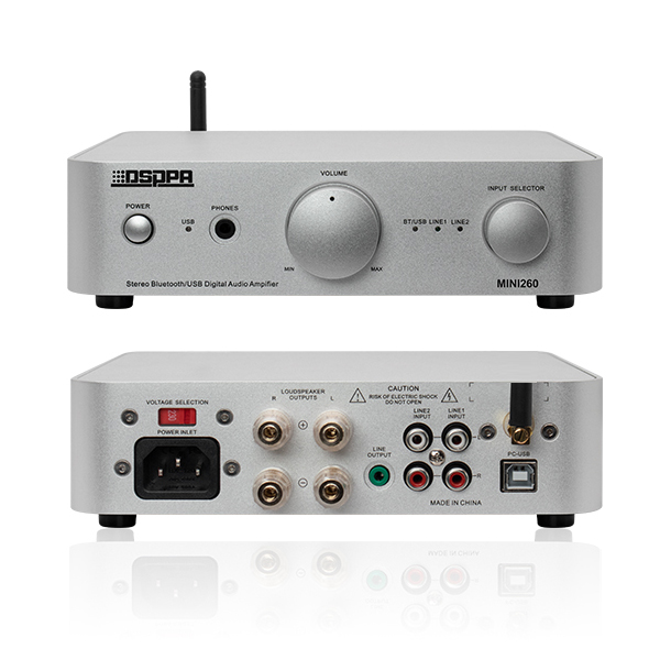 Mini260 Stereo Bluetooth/USB Digital Amplifier