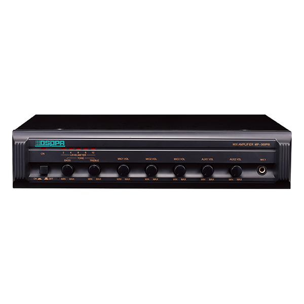 MP300PIII 120W 3 Mic & 2 AUX Mixing Amplifier