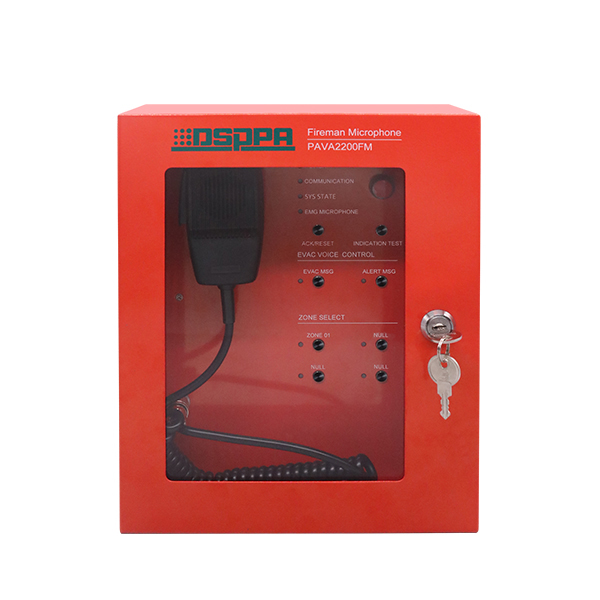 PAVA2200FM Voice Evacuation Microphone